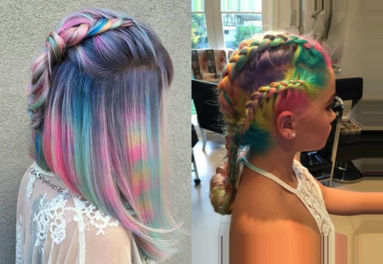 Unicorn braid: Un nouveau style de coiffure